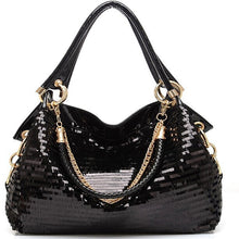 Load image into Gallery viewer, Extravagance Fashion New Style Sequin Patent Leather WOMEN'S Bag High-End Korean-style Casual Versatile Hand Shoulder Bag Women'
