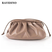 Load image into Gallery viewer, Bag For Women Cloud bag Soft Leather Madame Bag Single Shoulder Slant Dumpling Bag Handbag Day Clutches bags Messenger Bag
